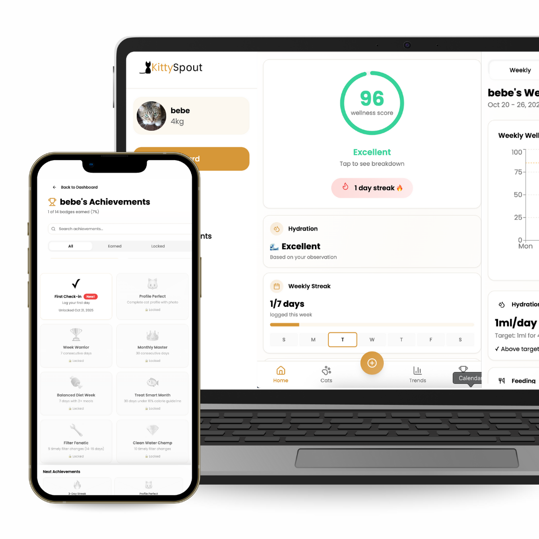 KittySpout Wellness Tracker