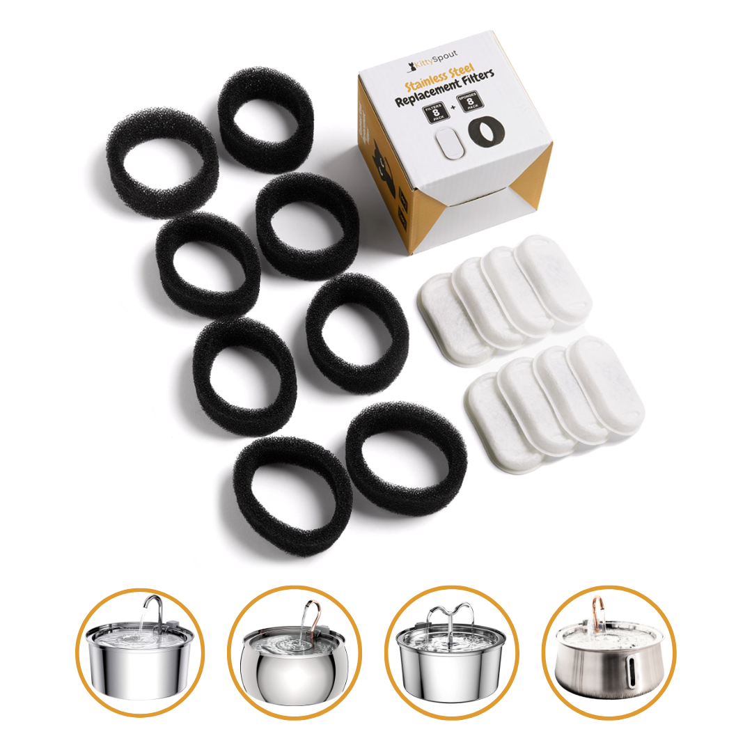 8x KittySpoutâą-filter - 8 mĂ„naders leverans