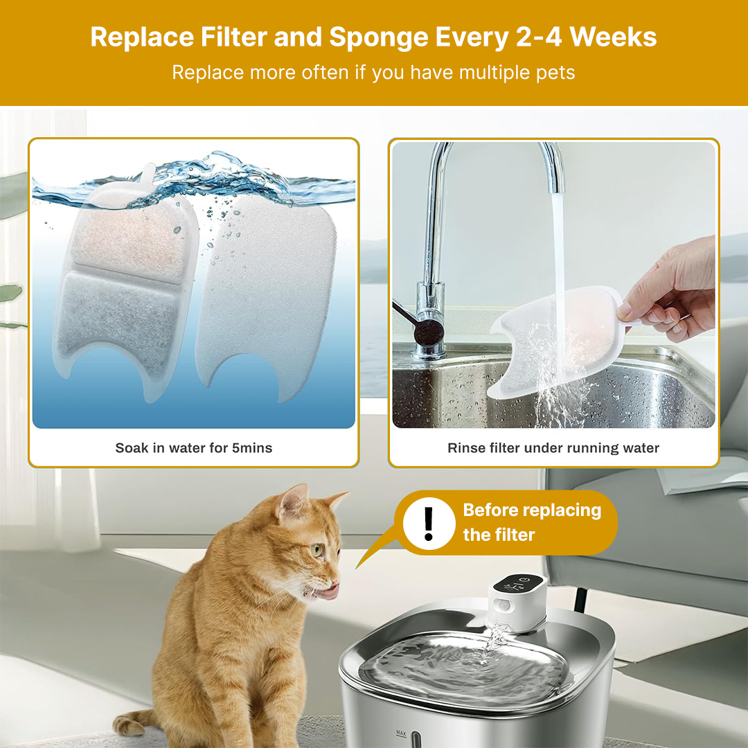 Filtros de repuesto inalámbricos KittySpout