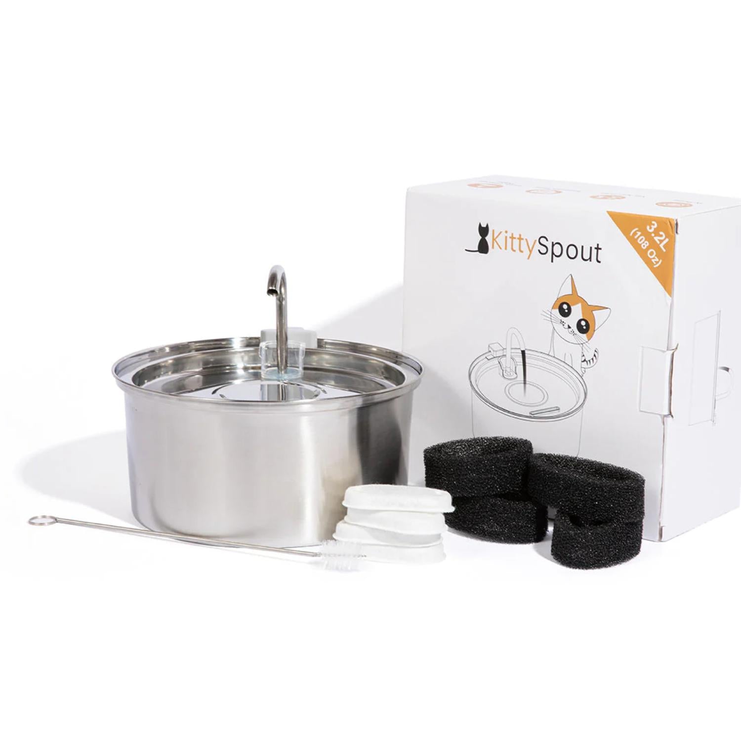 Like New The KittySpout Health & Happiness Cat Kit - 6 Mos 4 filter sets