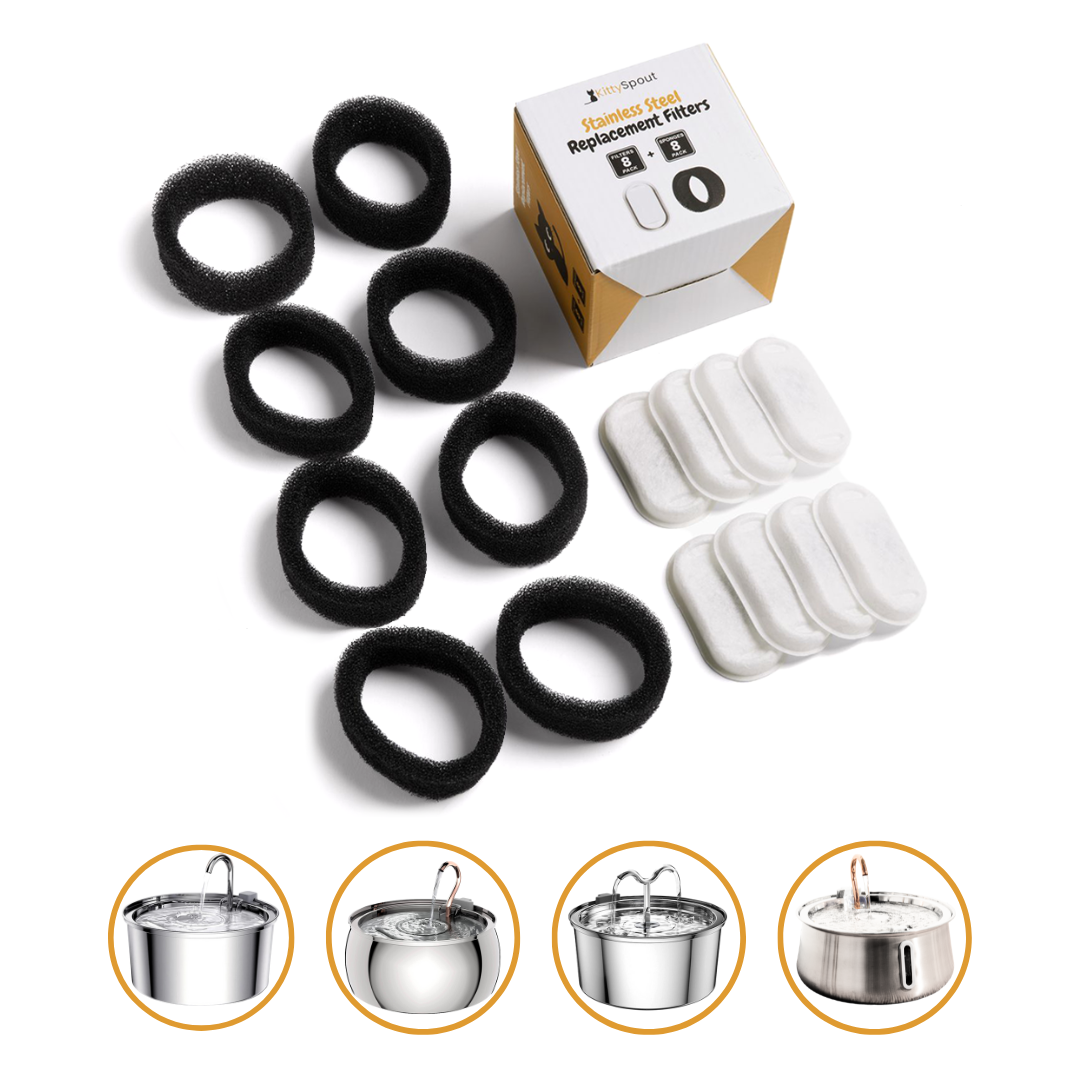 8x KittySpout™ Filter – 8 Monate Vorrat