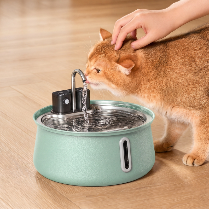 Der KittySpout™ – kabelloser Trinkbrunnen 2.0
