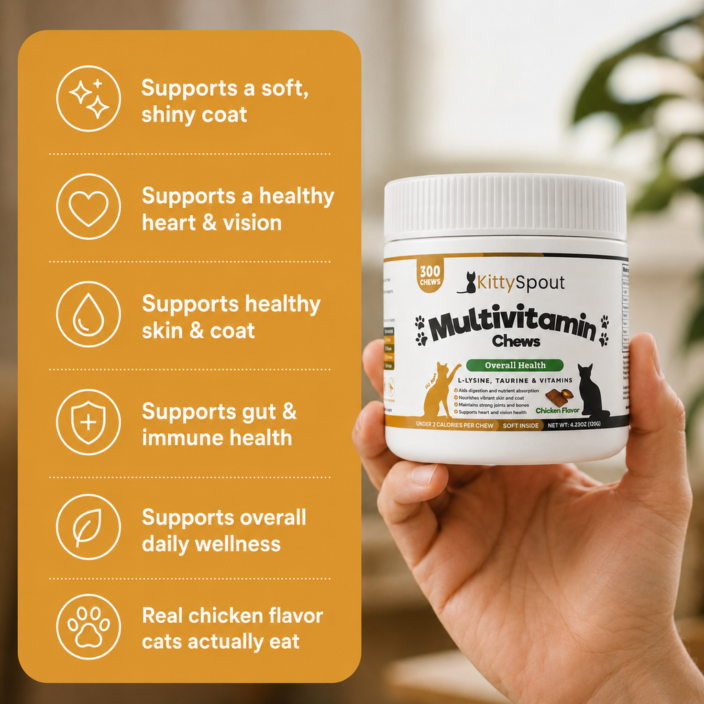 Masticables multivitamínicos KittySpout