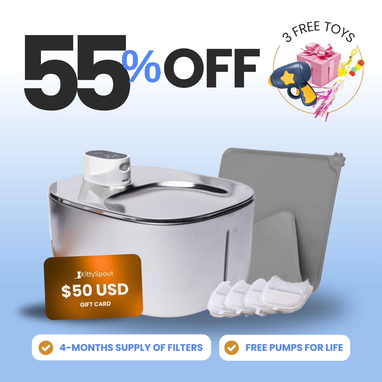 Wireless KittySpout Value Bundle